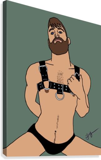 Harness Boy Canvas Print