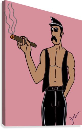 Leather Daddy Canvas Print