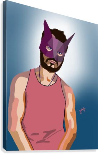Masked Canvas Print