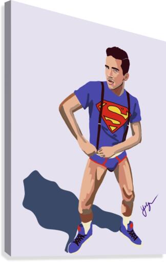 Superboy Canvas Print