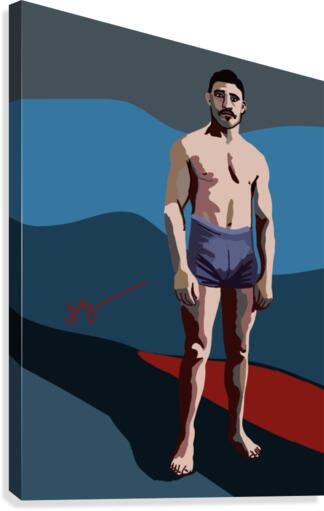 Athlete Canvas Print