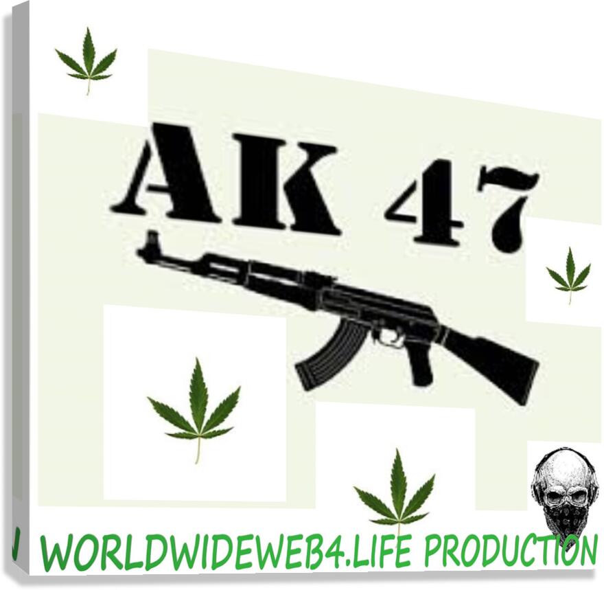 AK 47 Canvas Print