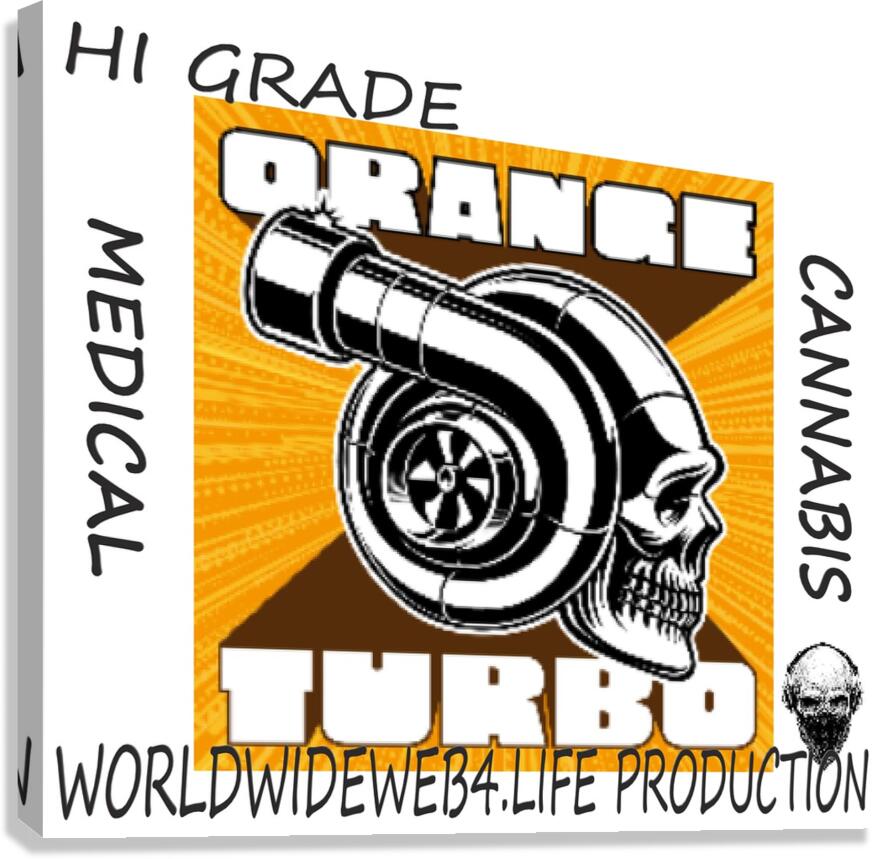 ORANGE TURBO Canvas Print