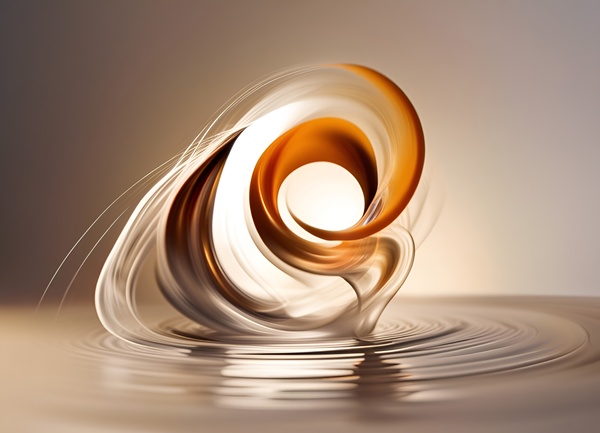 Zen Splash  Flow 05 by Mana Visual Art