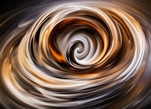 Zen Splash  Flow 07 by Mana Visual Art