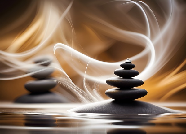 Zen Splash  Flow 08 by Mana Visual Art