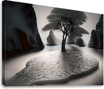 Shadowed Realities 05 Canvas Print