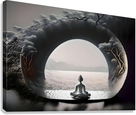 Shadowed Realities 12 Canvas Print