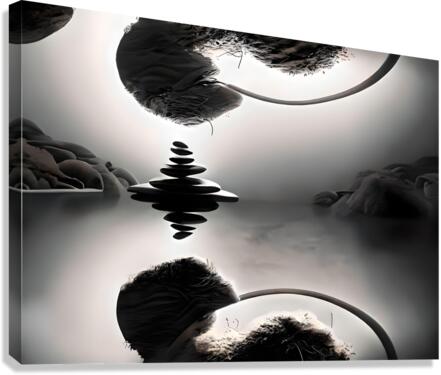 Shadowed Realities 13 Canvas Print