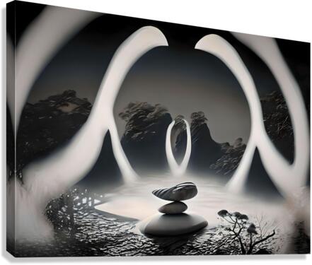 Shadowed Realities 06 Canvas Print