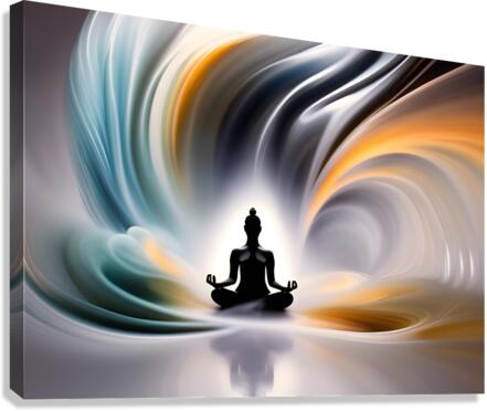 Zen Splash  Flow 02 Canvas Print