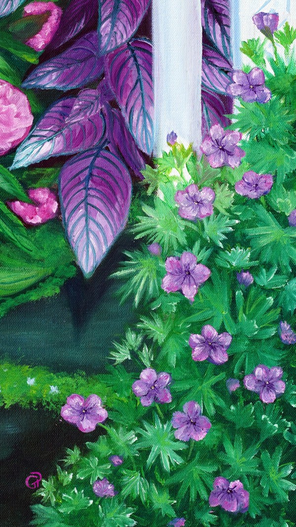 Geraniums Print