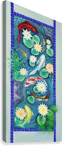 Koi Pond Canvas Print