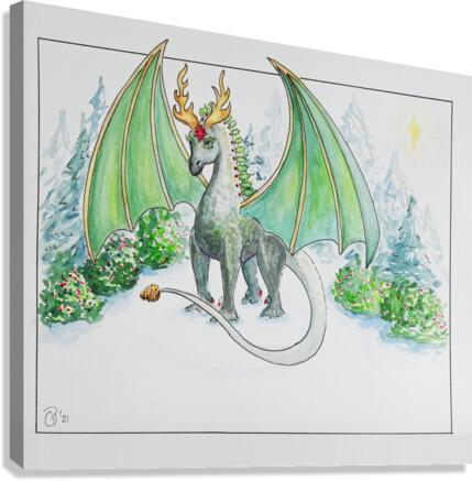 Evergreen Dragon Canvas Print