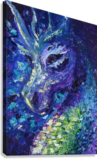 Violet Dragon Canvas Print