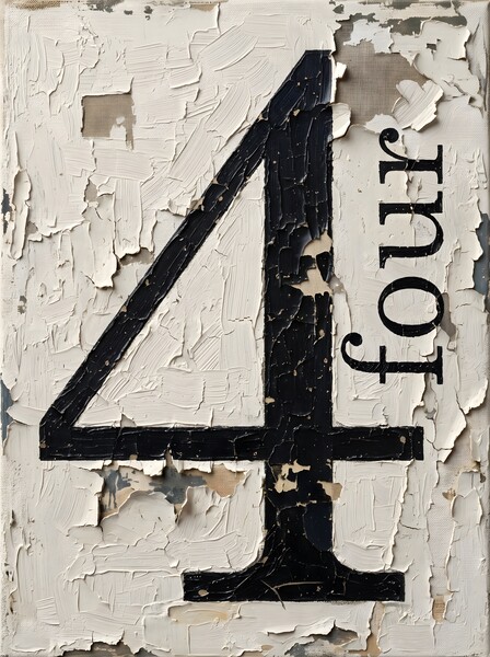Distressed Four Painted Wood by Hugox