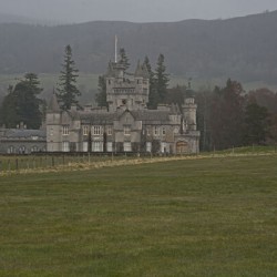  View of Balmoral Castle in the rainy Scotland landscape  DSC5142  1