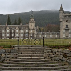 View of Balmoral Castle in the rainy Scotland landscape   DSC5159  1