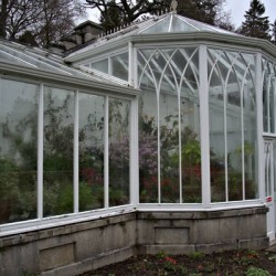 Balmoral Castle greenhouse in early spring   DSC5160  1