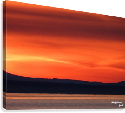 Qualicum Beach Evenfall Canvas Print