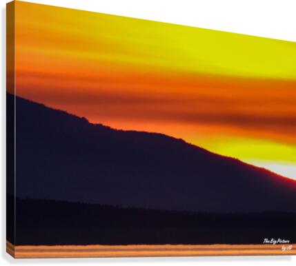 Qualicum Beach Sunset Canvas Print