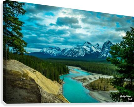 Athabasca River Canvas Print