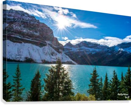 Bow Lake Canvas Print