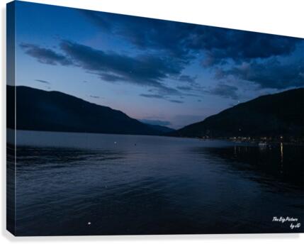 Canoe Deep Canvas Print