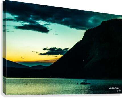 Canoe View Canvas Print
