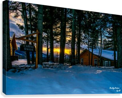Overlander Sunset Canvas Print