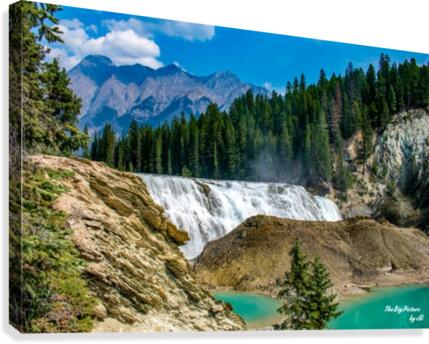 Wapta Falls Emerald Canvas Print