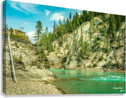 Wapta Falls Bend Canvas Print