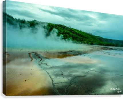 Yellowstone Dare Canvas Print