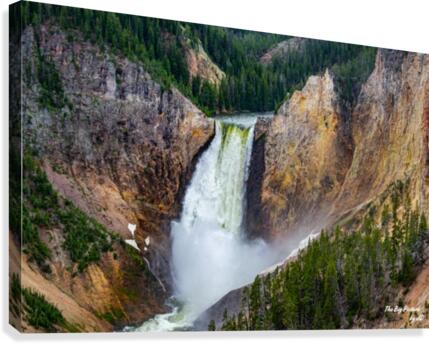 Yellowstone Lower Canvas Print