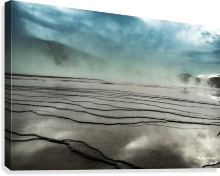 Yellowstone Mud Canvas Print