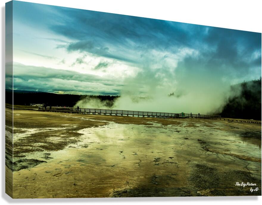 Yellowstone Walk Canvas Print