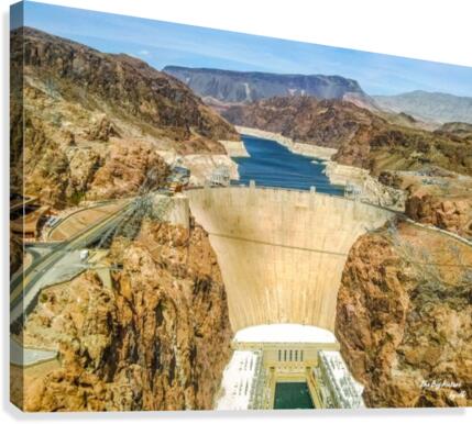Hoover Dam Canvas Print