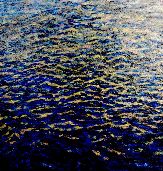 Reflets deau plus sombre Print