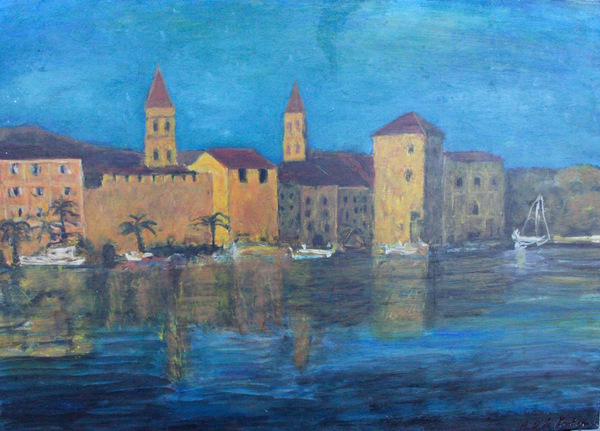 Vue port de mer by Anneda