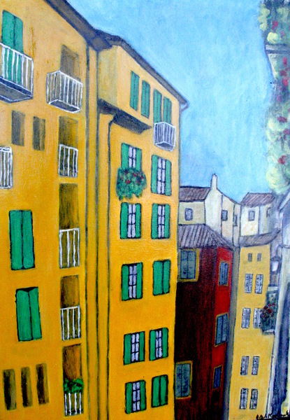 Vue du vieux Nice by Anneda