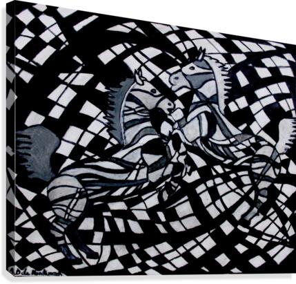 Chevaux Canvas Print
