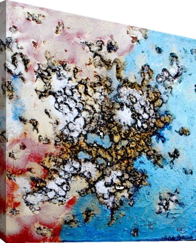 Oeuvre abstraite Canvas Print