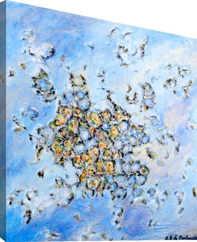 Oeuvre abstraite Canvas Print