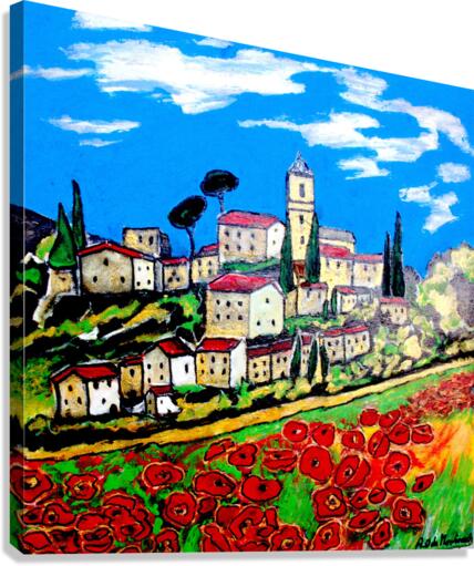 Paysage Canvas Print