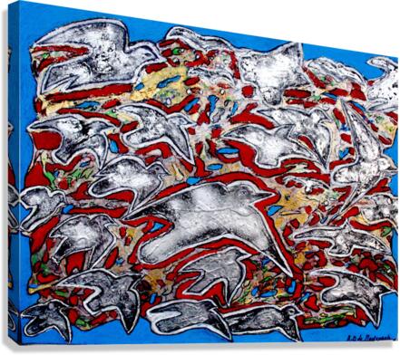 Oiseaux Canvas Print