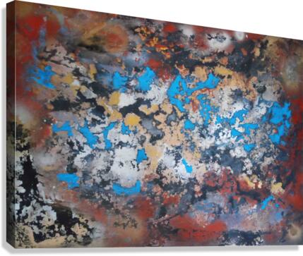 Oeuvre abstraite Canvas Print