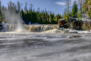 Rushing Spring Waters-Middle Falls