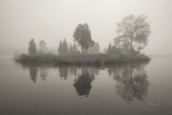 Island in the Fog by Denis Bresolin Photography
