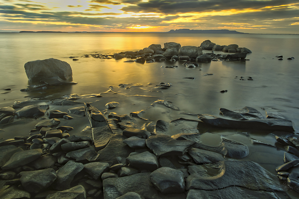 Golden Light Print