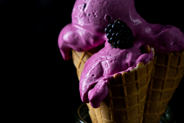 Purple ice cream by Thevectoryfloor